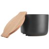 Eva Solo Nordic Kitchen Salzdose mit Deckel 10,5 cm, Schwarz