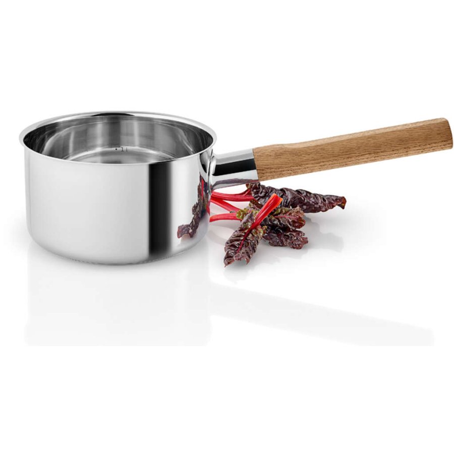 Eva Solo Nordic Kitchen Kasserolle 16 cm/1,5 L, Stahl/Eiche