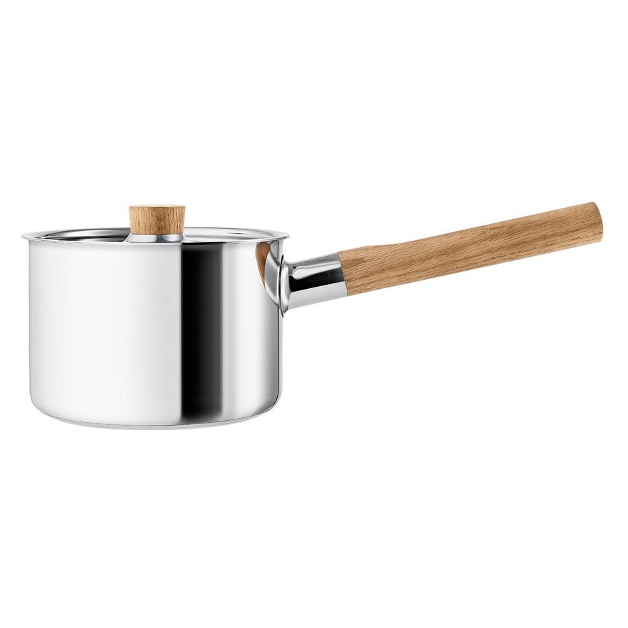 Eva Solo Nordic Kitchen Kasserolle 16 cm/2.0 L, Stahl/Eiche