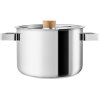 Eva Solo Nordic Kitchen Kochtopf 18 cm/3,0 L, Stahl/Eiche