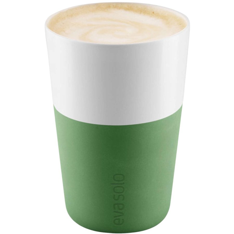 Eva Solo Caf&eacute; Latte-krus, 2 stk. 360 ml, Botanic green