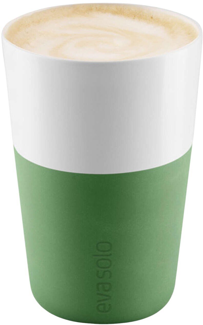 Eva Solo Caf&eacute; Latte-krus, 2 stk. 360 ml, Botanic green