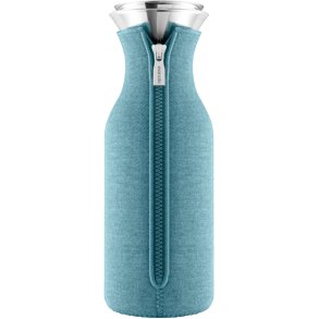 Eva Solo K�leskabskaraffel med vippel�g 1,0 l, Woven Arctic blue