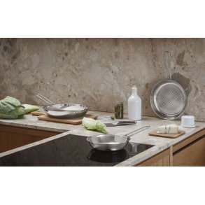 Eva Trio Honeycomb Stegepande 20 cm, Rustfrit Stål