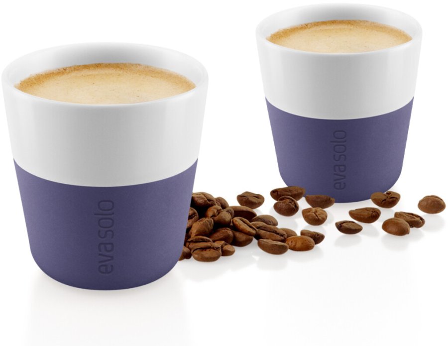 Eva Solo Espressobecher 2er Set, Violett Blau