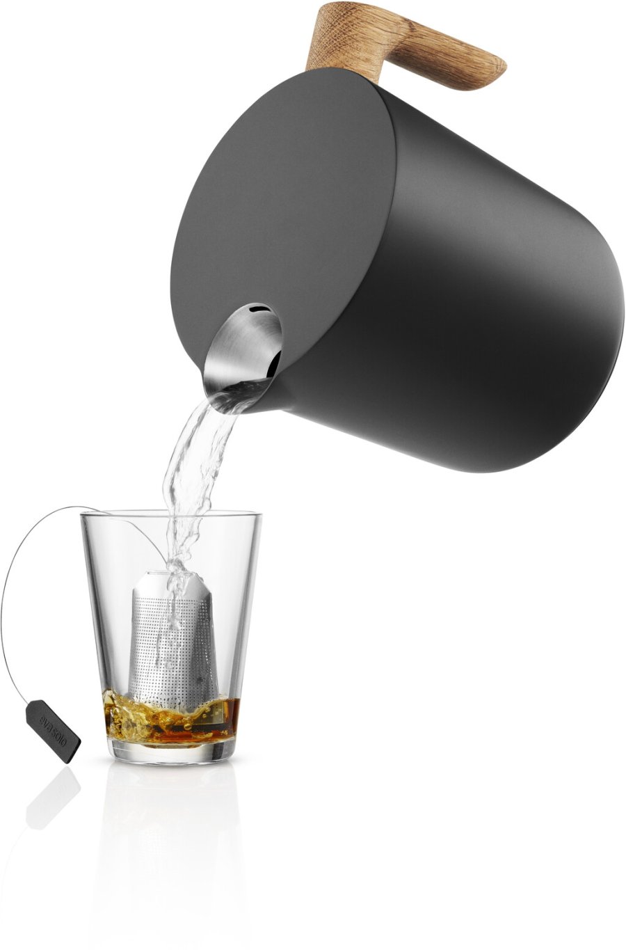 Eva Solo Nordic Kitchen Wasserkocher f. Induktion 1 L, Schwarz