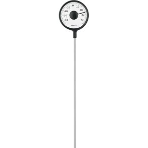 Eva Solo Udendørstermometer Stående Ø11 cm, Sort/Hvid