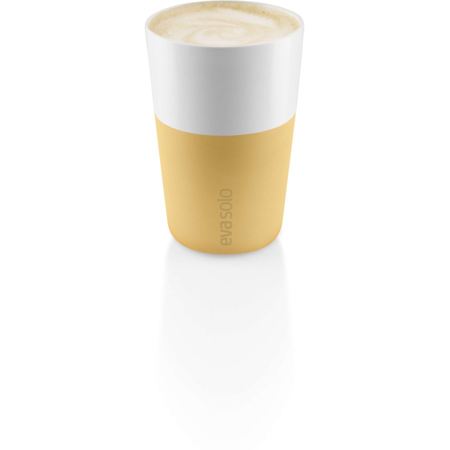 Eva Solo Cafe Latte Becher 2er Set 36 cl, Golden Sand