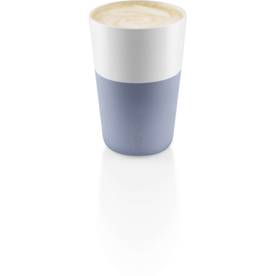 Eva Solo Cafe Latte Becher 2er Set 36 cl, Blue Sky