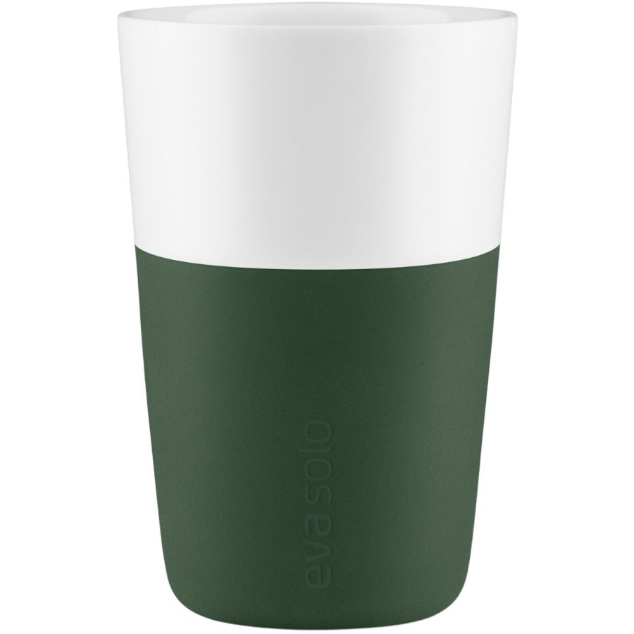 Eva Solo Cafe Latte Becher 2er Set 36 cl, Emerald Green