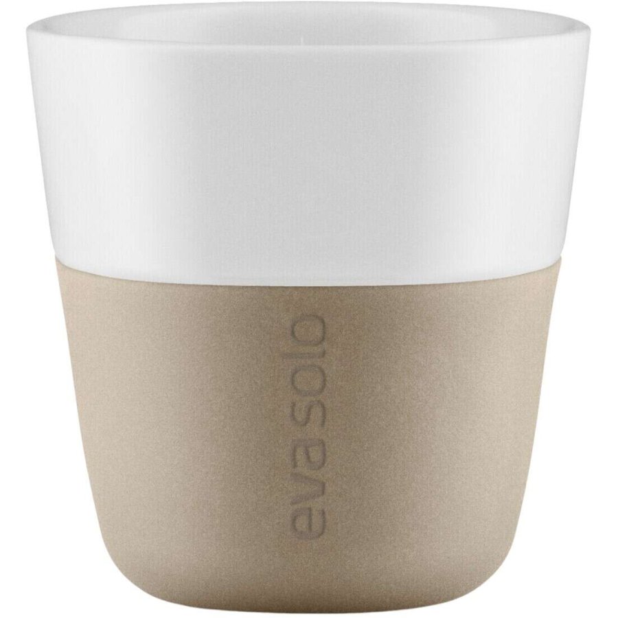 Eva Solo Espresso Becher 2er Set, 8 cl, Pearl Beige