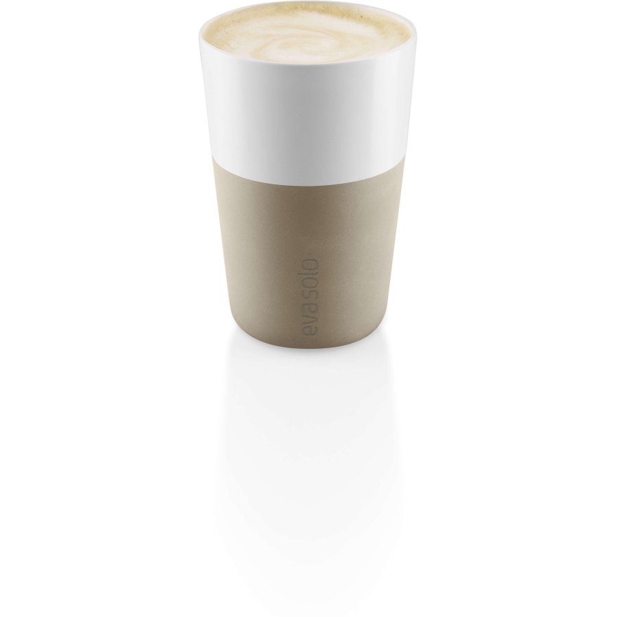 Eva Solo Cafe Latte Becher 2er Set 36 cl, Pearl Beige