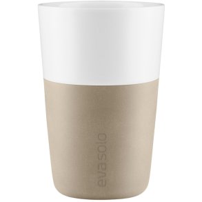 Eva Solo Cafe Latte Becher 2er Set 36 cl, Pearl Beige