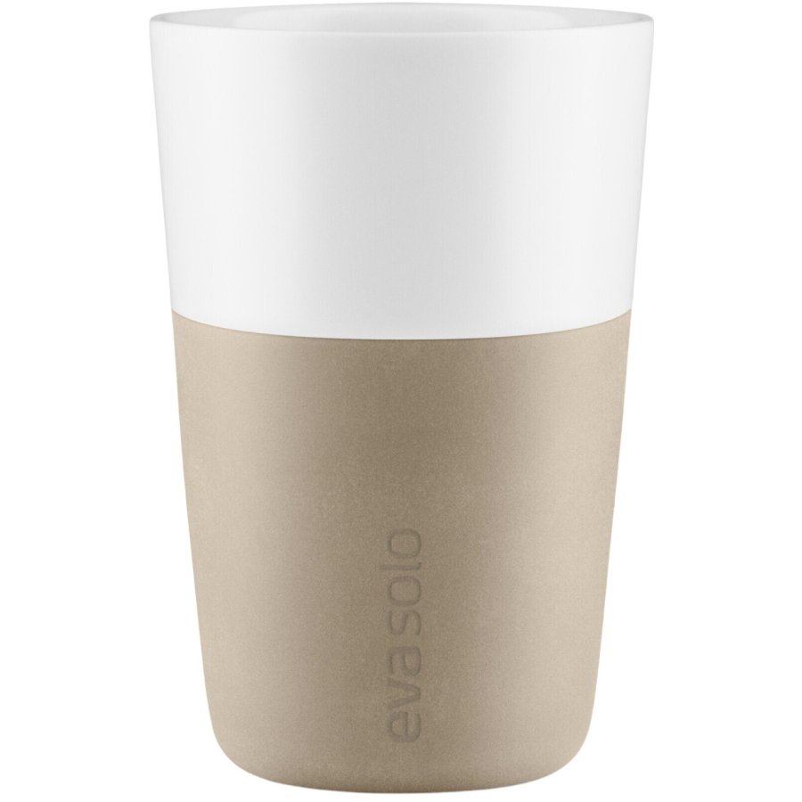 Eva Solo Cafe Latte Becher 2er Set 36 cl, Pearl Beige