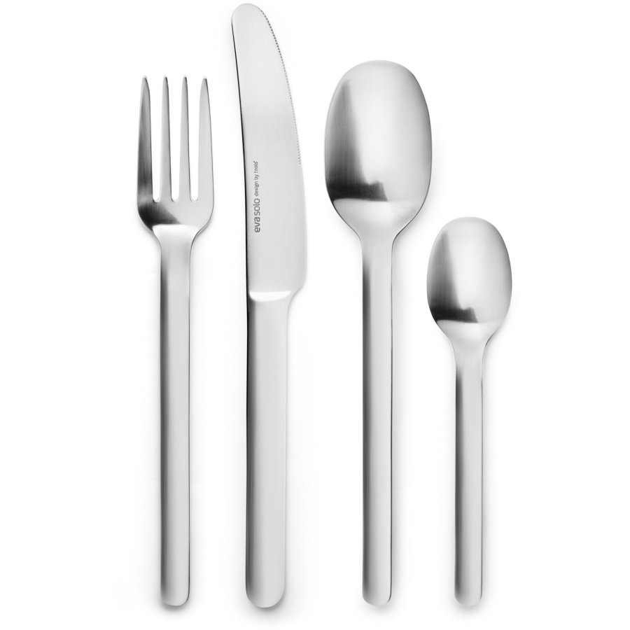 Eva Solo Nordic Kitchen Besteck-Set 16-teilig, Edelstahl matt