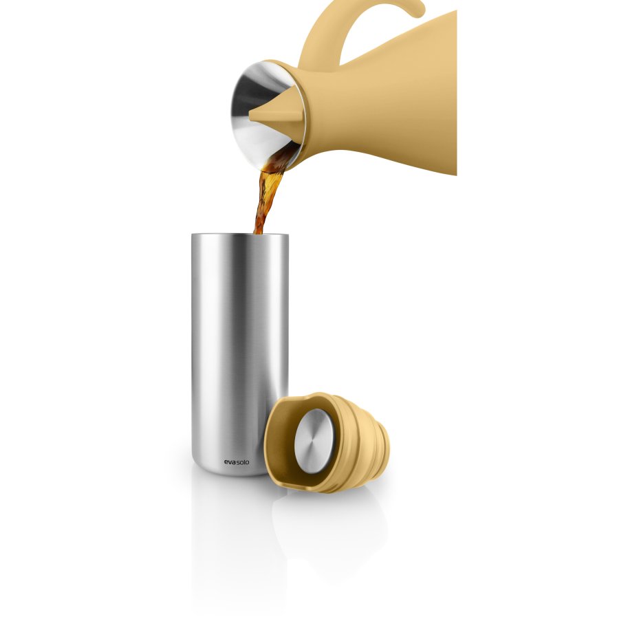 Eva Solo Urban To Go Recycled Thermobecher 0,35 L, Golden Sand