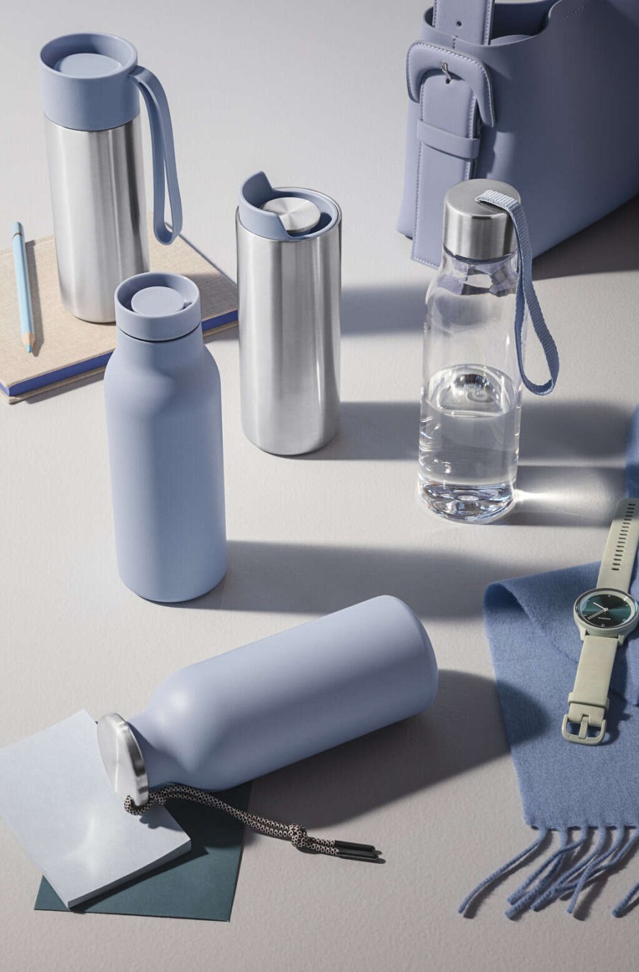 Eva Solo Urban To Go Recycled Thermobecher 0,35 L, Blue Sky