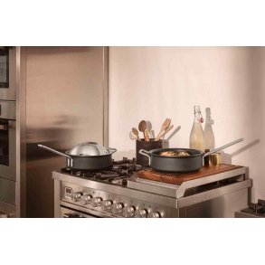 Eva Trio Professional Sauterpande m. Keramisk Slip-Let Belægning 24 cm, Sort