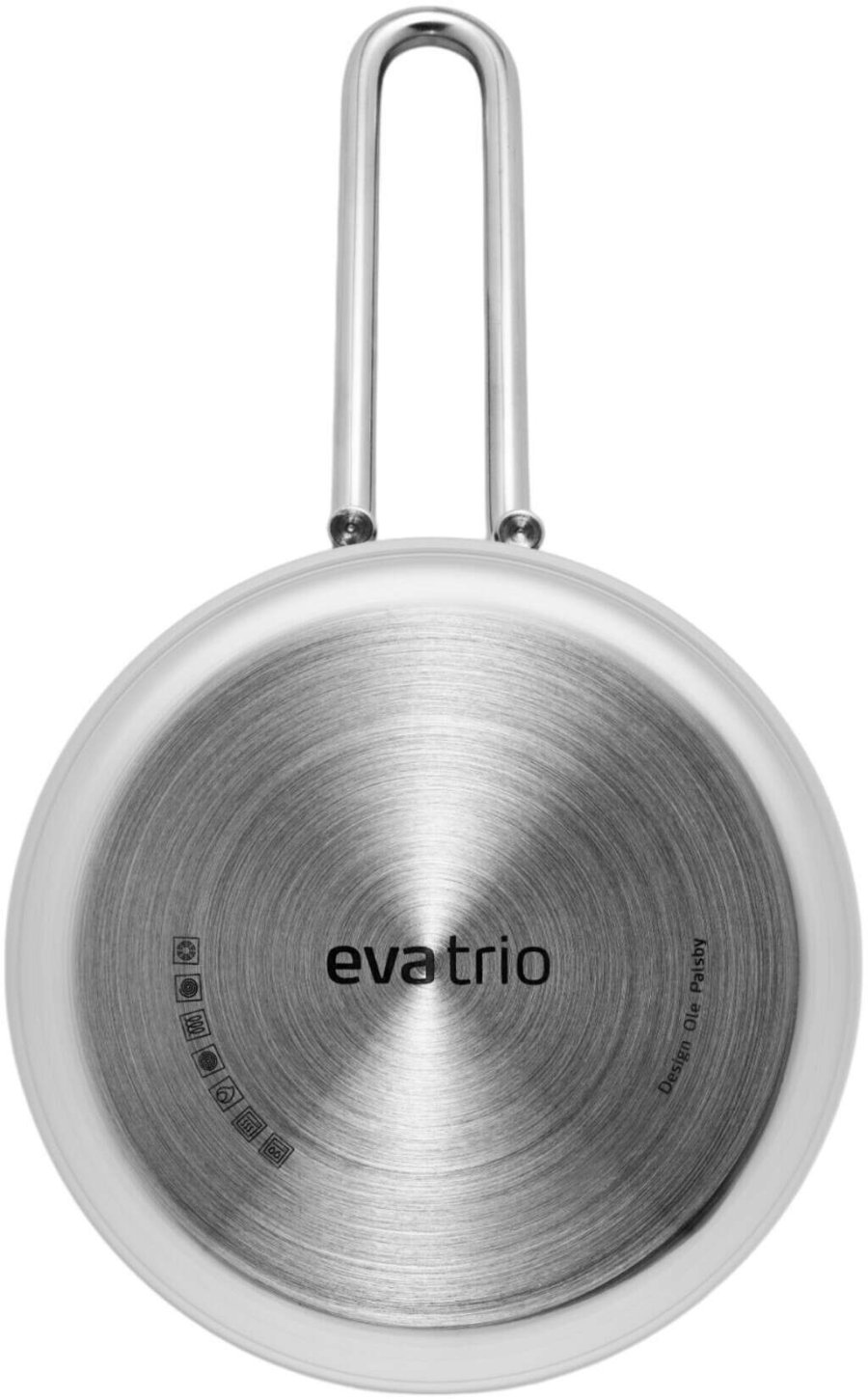 Eva Trio Kasserolle mit rutschfester Keramikbeschichtung 16 cm/1,8 L, Recycelter Stahl