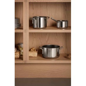 Eva Trio Gryde m. Keramisk Slip-Let Belægning 20 cm/3,6 L, Recycled Stål