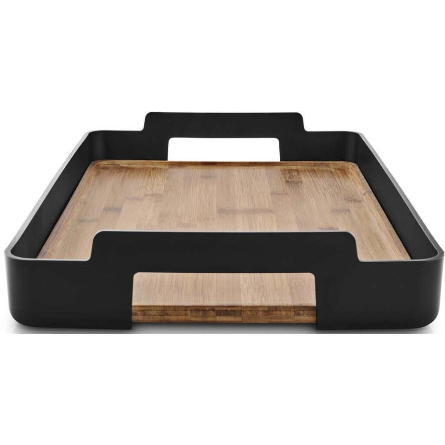 Eva Solo Nordic Kitchen Serviertablett 50 cm, Schwarz/Bambus