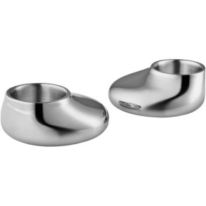 Eva Solo Mellow Fyrfadsstage 2 stk. H4 cm, Rustfrit Stål