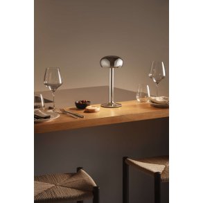 Eva Solo Emendo Trådløs Bordlampe LED H29 cm, Chrome