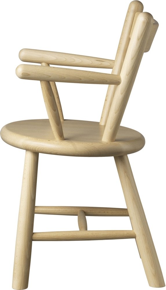 FDB Mbler P9 Kinderstuhl, Lackierte Buche