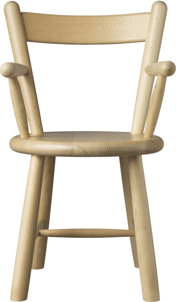 FDB Mbler P9 Kinderstuhl, Lackierte Buche