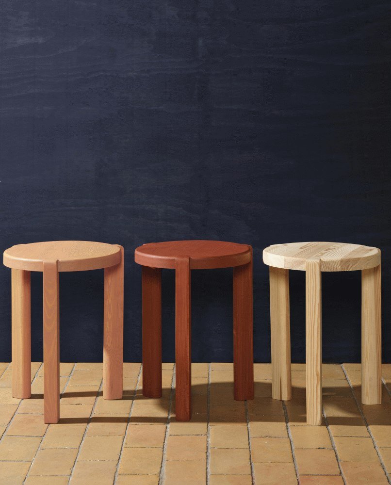 FDB Mbler D108 Njalsgade Beistelltisch H45 cm, Carmine Red