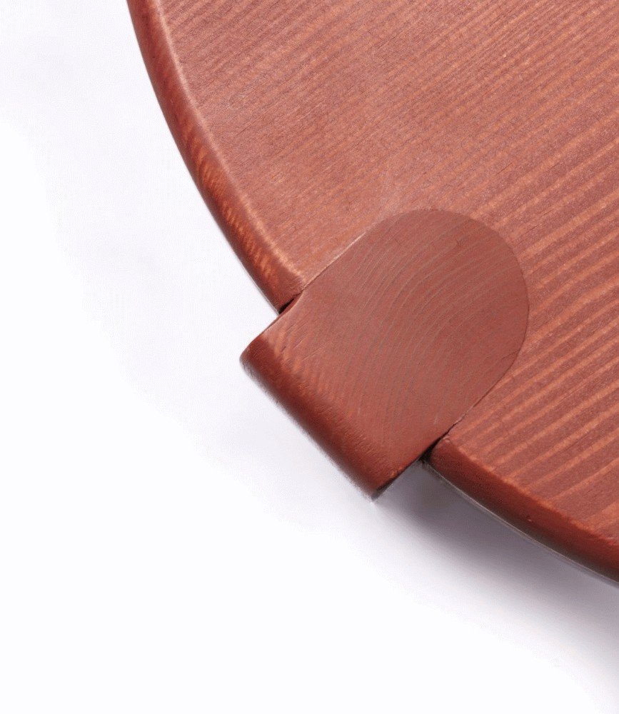 FDB Mbler D108 Njalsgade Beistelltisch H45 cm, Carmine Red