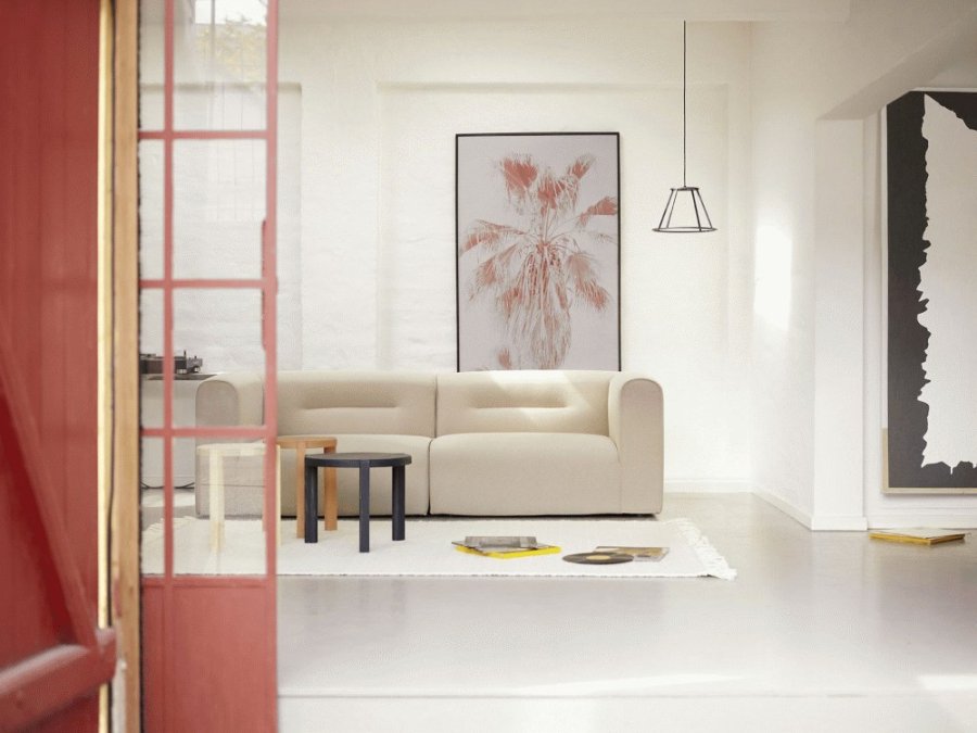 FDB Mbler D108 Njalsgade Beistelltisch H45 cm, Peach