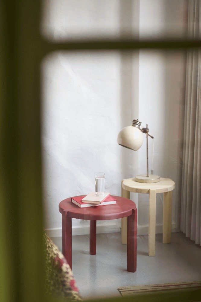 FDB Mbler D108 Njalsgade Beistelltisch H45 cm, Natur