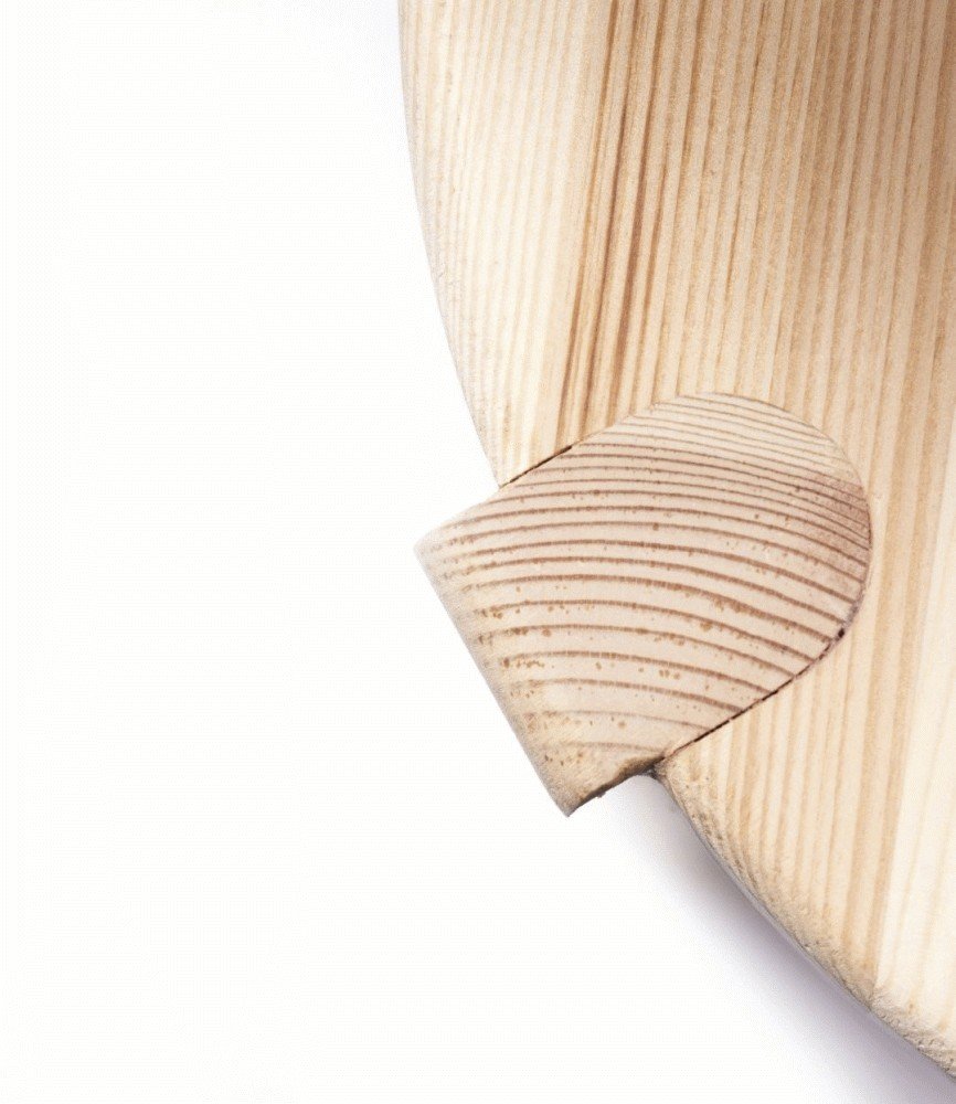 FDB Mbler D108 Njalsgade Beistelltisch H45 cm, Natur