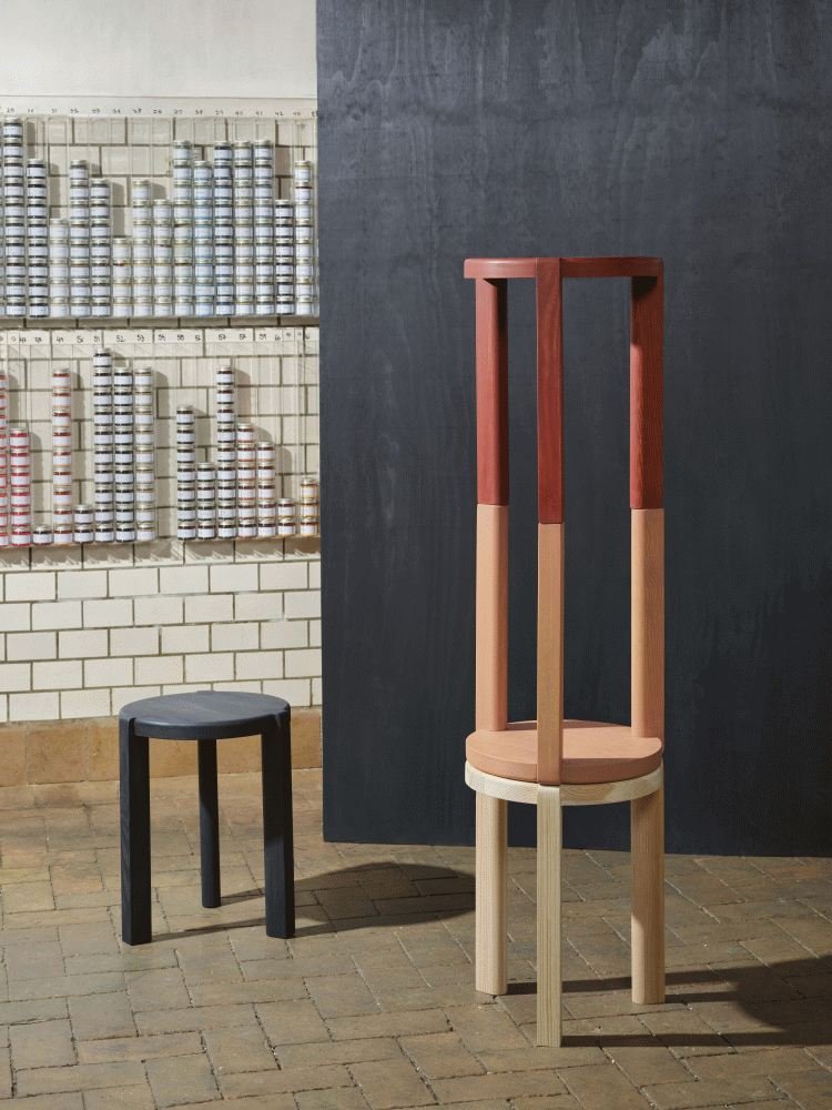 FDB Mbler D108 Njalsgade Beistelltisch H45 cm, Natur