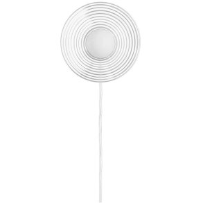 FDB Mbler U12 Sletterhage Wandlamp 20,8 cm, Opal/Aluminium