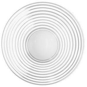 FDB Mbler U12 Sletterhage Wandlamp z. Snoer 20,8 cm, Opal/Aluminium