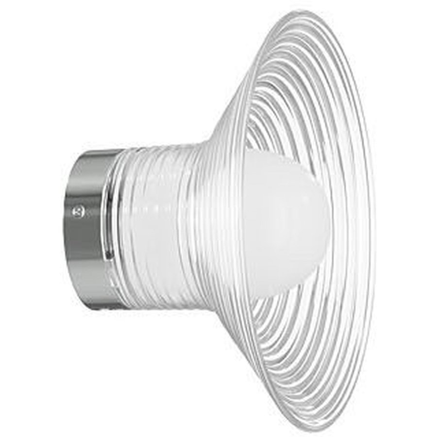 FDB Mbler U12 Sletterhage Wandleuchte ohne Kabel 20,8 cm, Opal/Aluminium