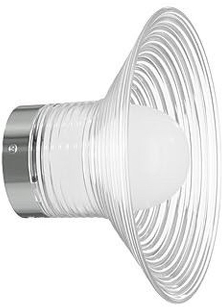 FDB Mbler U12 Sletterhage Wandleuchte ohne Kabel 20,8 cm, Opal/Aluminium