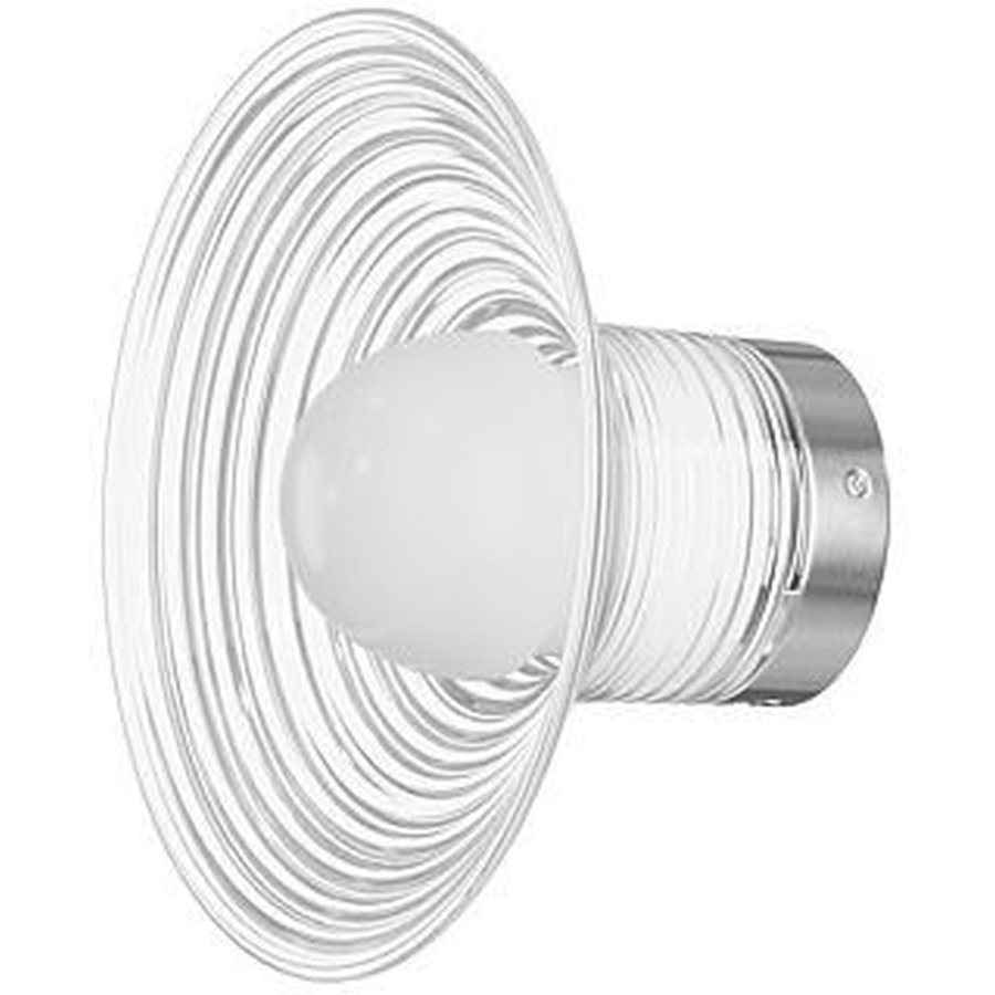 FDB Mbler U12 Sletterhage Wandleuchte ohne Kabel 20,8 cm, Opal/Aluminium