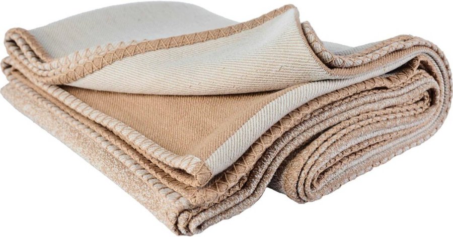 FDB M�bler R42 F�lle Plaid 140x200 cm, Biscuit