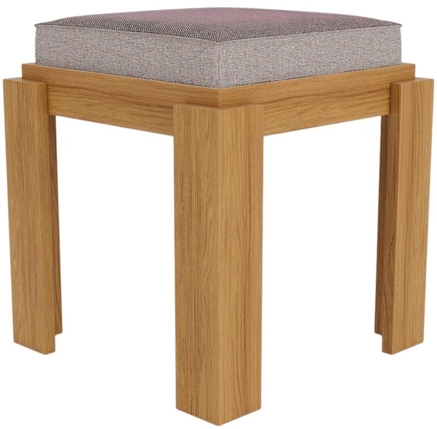 FDB M�bler F25 Kal� Skammel m. Hynde H50 cm, Eg