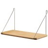 FDB M�bler B145 Hylde m. Beslag 22x45 cm, Eg/B�rstet St�l