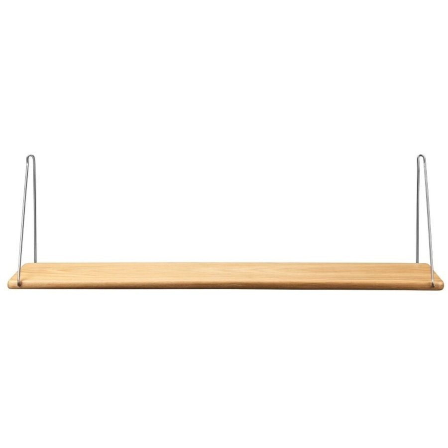 FDB M�bler B145 Hylde m. Beslag 22x90 cm, Eg/B�rstet St�l