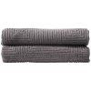 FDB Mbler R33 Kirkeby Hndklde 2 stk. 50x90 cm, Granite Gray