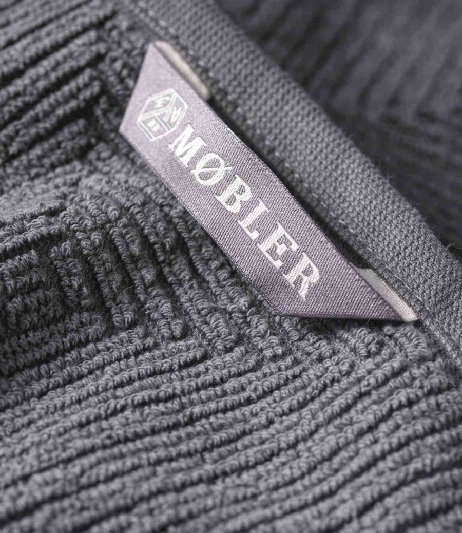 FDB Mbler R33 Kirkeby Hndkldest 4 stk, Granite Gray