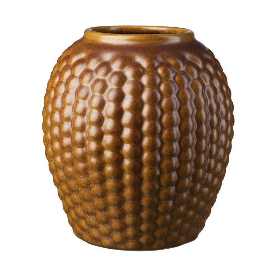 FDB Mbler S7 Lupin Vase H22 cm, Golden Brown