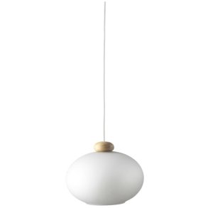 FDB Mbler U2 Hiti Pendelleuchte 26 cm, Eiche/Opal