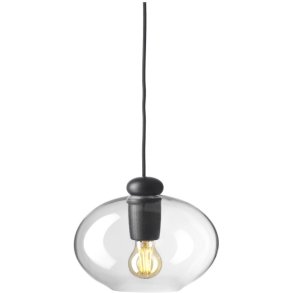 FDB Mbler U2 Hiti Pendelleuchte 26 cm, Schwarz