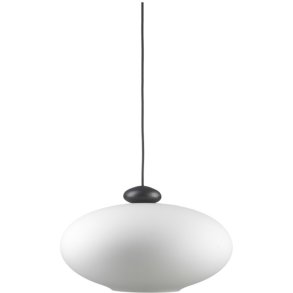 FDB Mbler U3 Hiti Pendelleuchte 39,5 cm, Schwarz/Opal